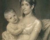 约翰 范德林 : Mrs. Daniel Strobel, Jr. (Anna Church Strobel) and Her Son, George